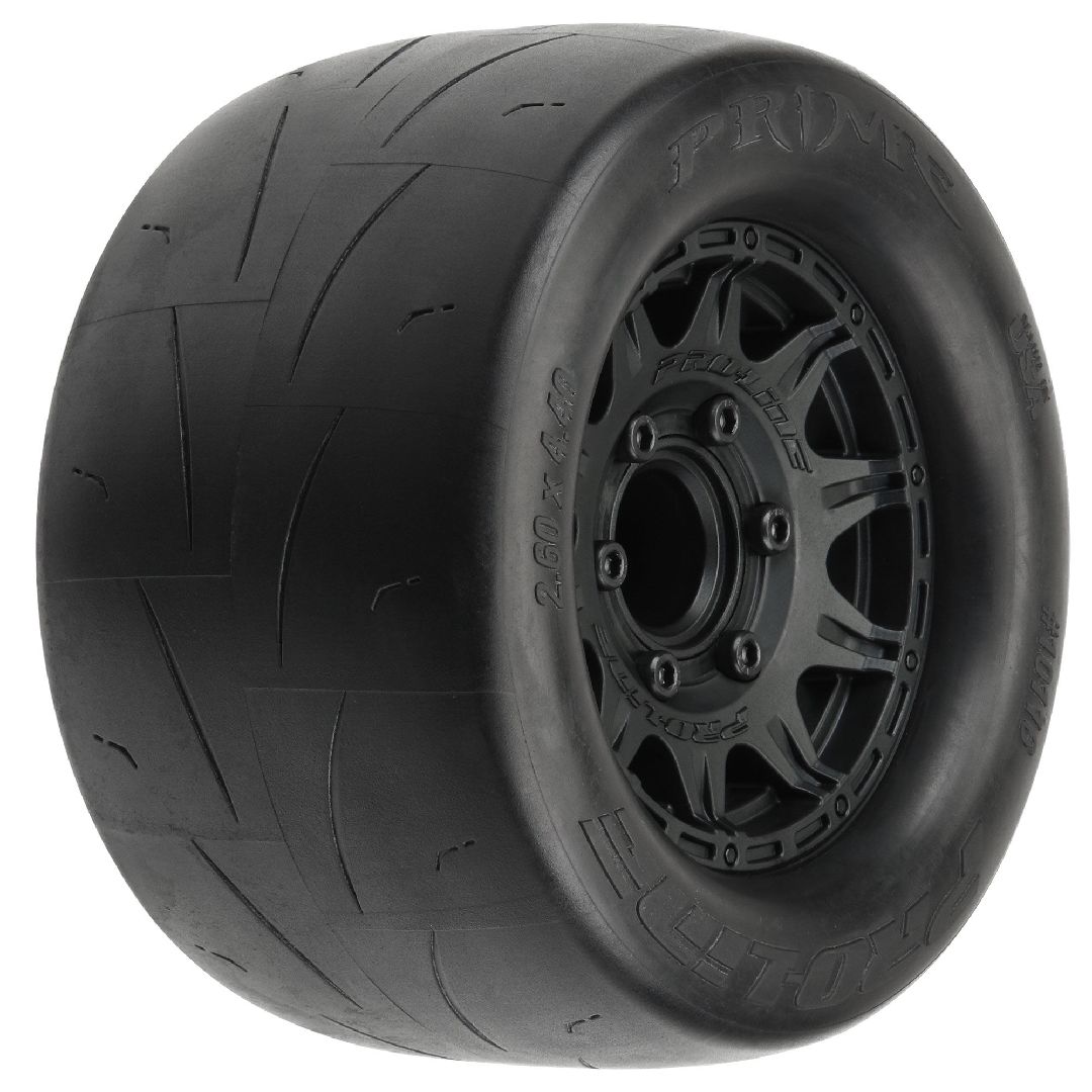 Pro-Line Prime 2.8" Tires on Black Removable Hex Whls (2)