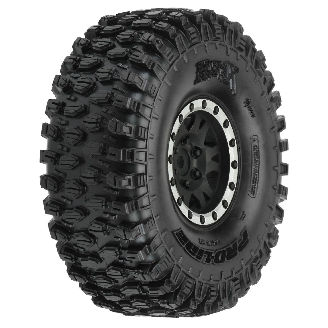 Pro-Line Hyrax 1.9 G8 MTD Impulse Blk/Slvr Wheels F/R (2)