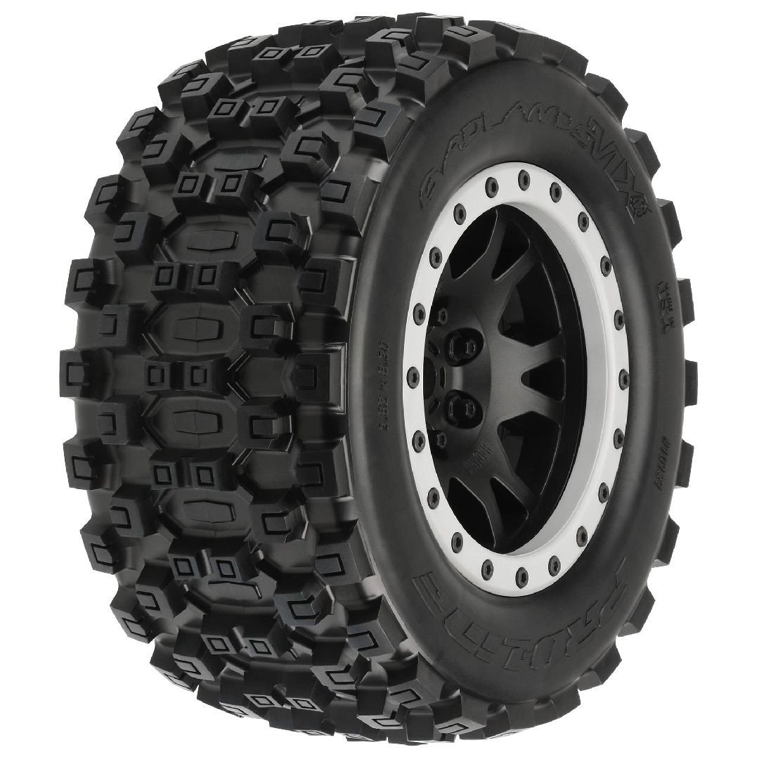 Pro-Line Badlands Pro-Loc Tires on Pro-Loc Wheels (2)