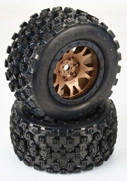 Pro-Line LE Badlands MX43 Pro-Loc on 24mm Bronze/Blk Impulse(2)