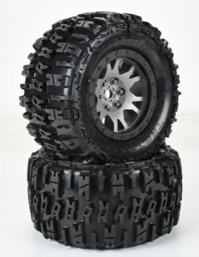 Pro-Line LE Trencher Pro-Loc on 24mm Gray/Black Impulse (2)
