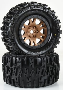 Pro-Line LE Trencher Pro-Loc on 24mm Bronze/Black Impulse (2)