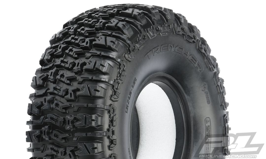 Pro-Line 1.9" Trencher Predator Rock Terrain Tires 4.75" OD (2)