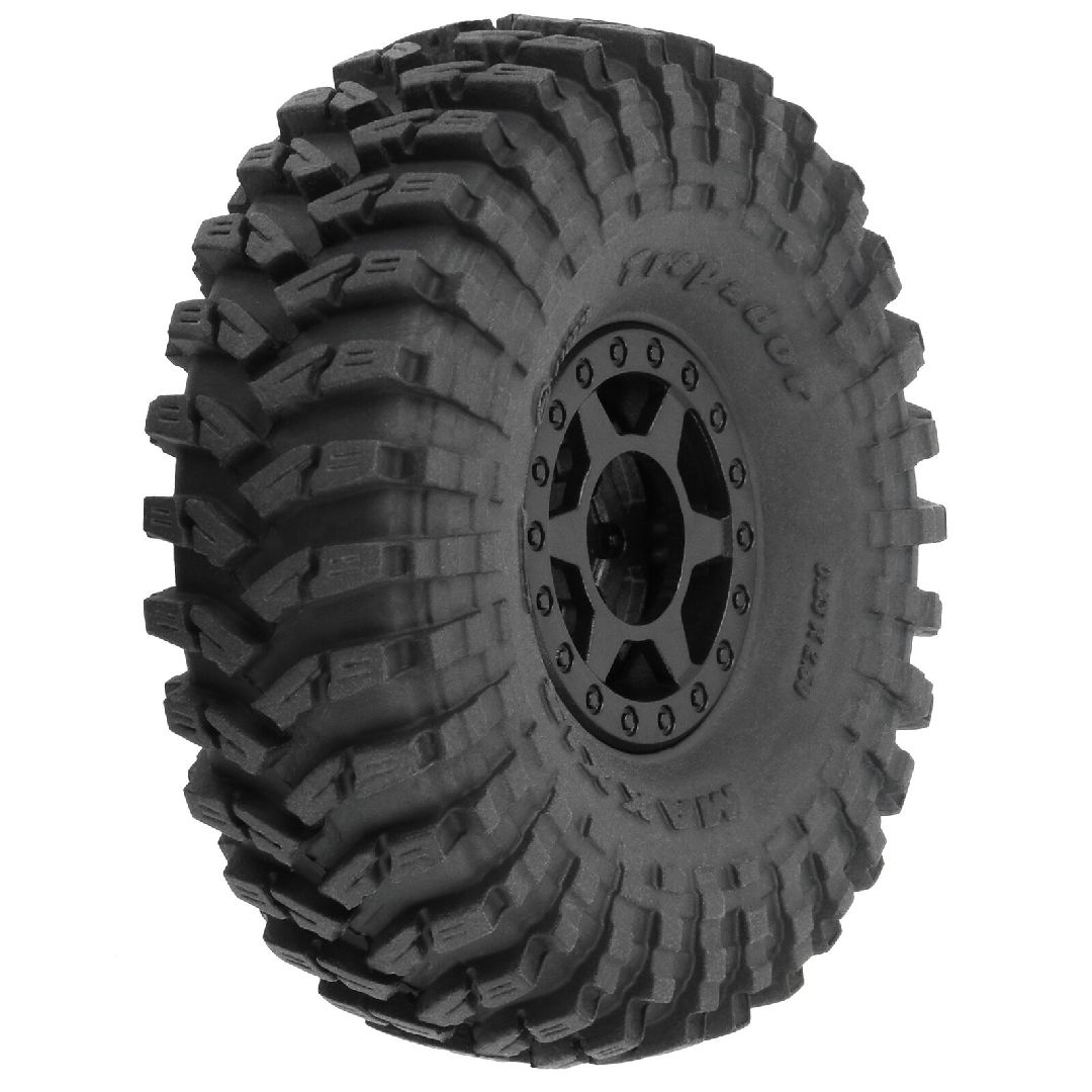 Pro-Line 1.0" Maxxis Trepador Mounted on Mini Holcomb Black (4)