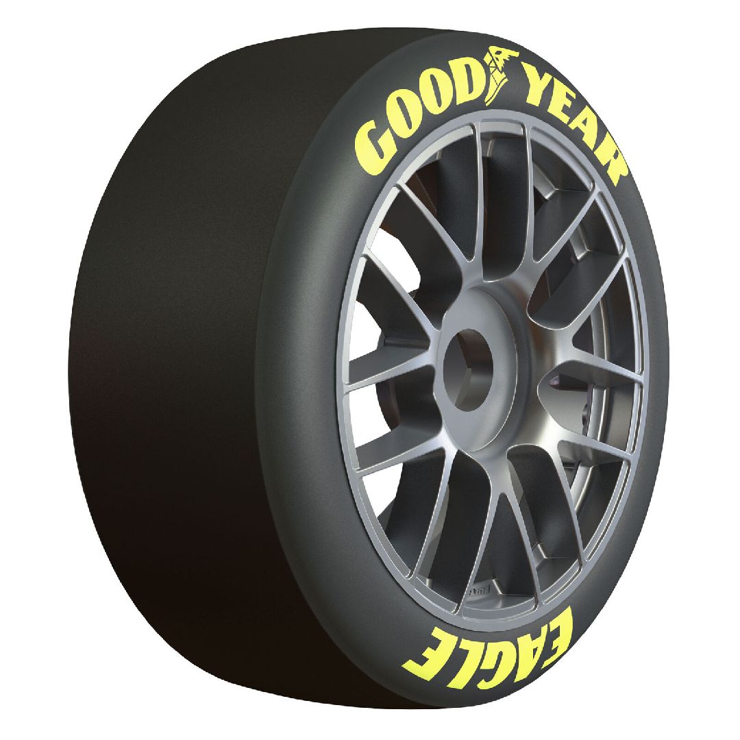 Pro-Line 1/7 Goodyear NASCAR Cup F/R Belted MTD 17mm Gunmetal: Infraction 6S