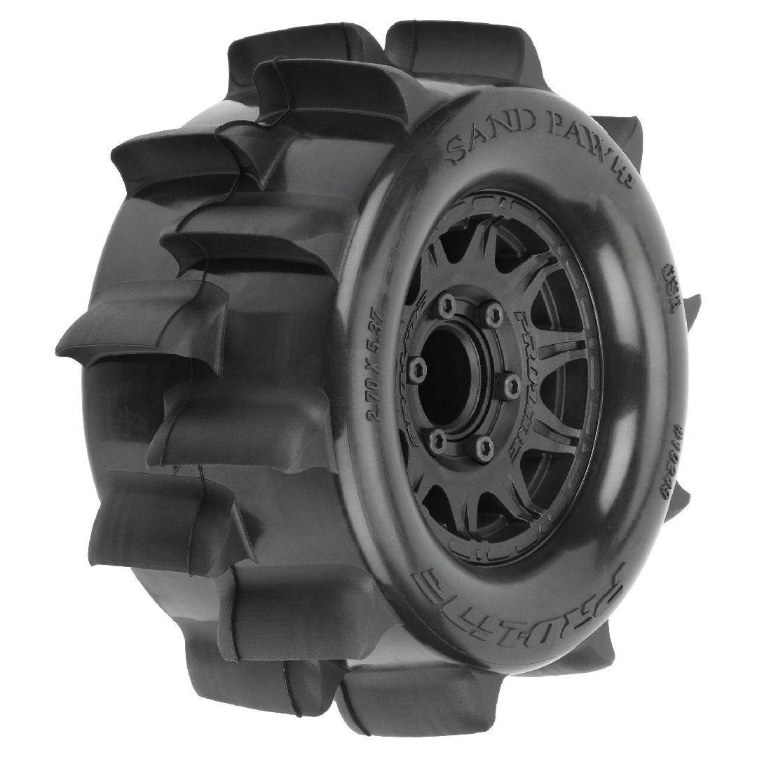 Pro-Line Sand Paw BELTED 2.8" Tires on Rem Hex Wheels (2)