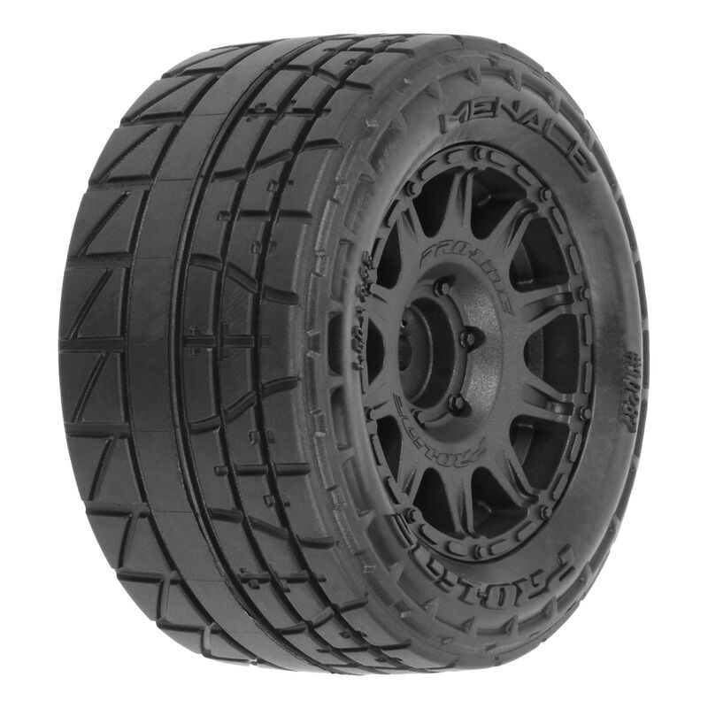 Pro-Line Menace F/R MTD 12mm Black Raid for Arrma Granite GROM