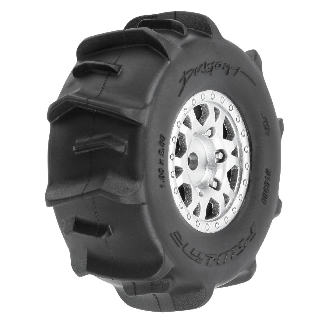 Pro-Line Dumont F/R Tires 12mm Hex Black Impulse (4)