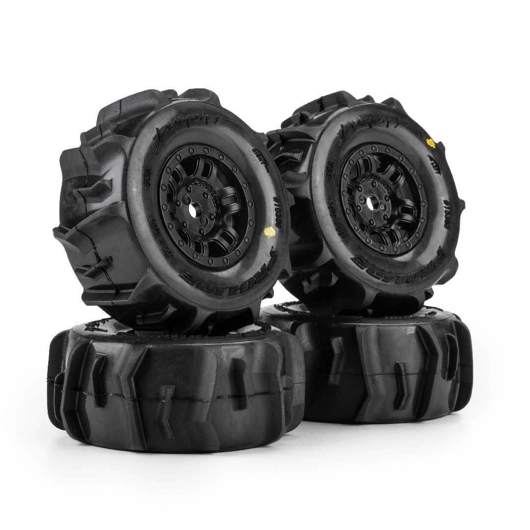 Pro-Line Dumont Tires MTD Split Six MOJAVE GROM (4) - Black