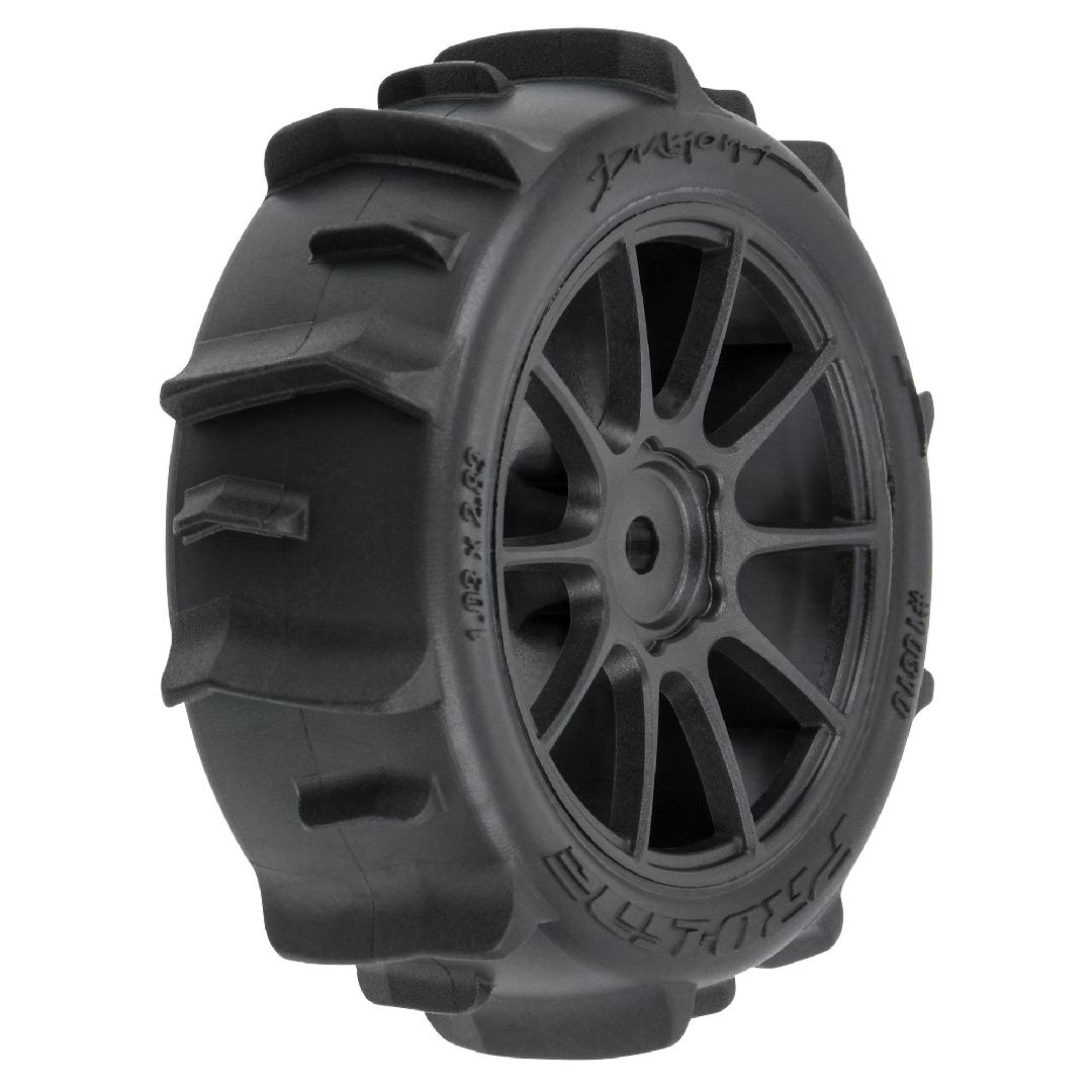 Pro-Line Dumont F/R Tires 12mm Hex Black Mach 10 (4)