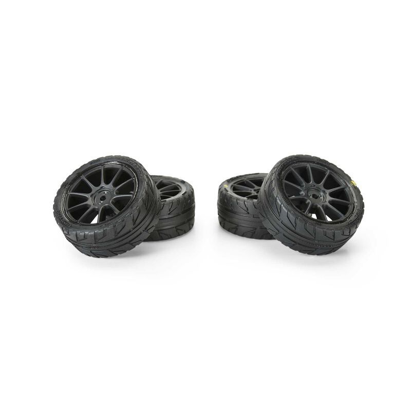 Pro-Line Vector Tire MTD 12mm Black Mach 10 Wheel (4)