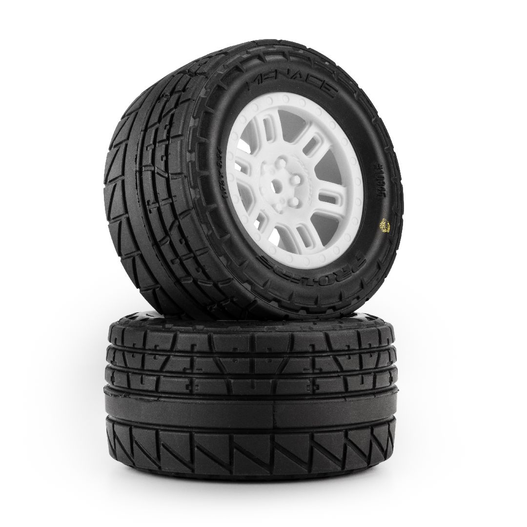 Pro-Line Menace Street Tires MTD Split Six MINI KRATON White