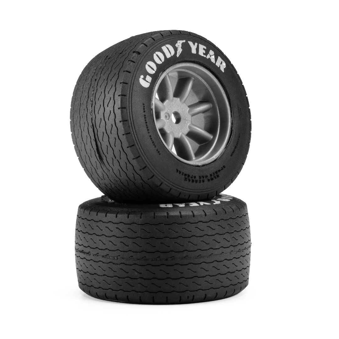 Pro-Line Blue Streak VTA Rear Tires MTD 8mm Wheels (2) - Grey