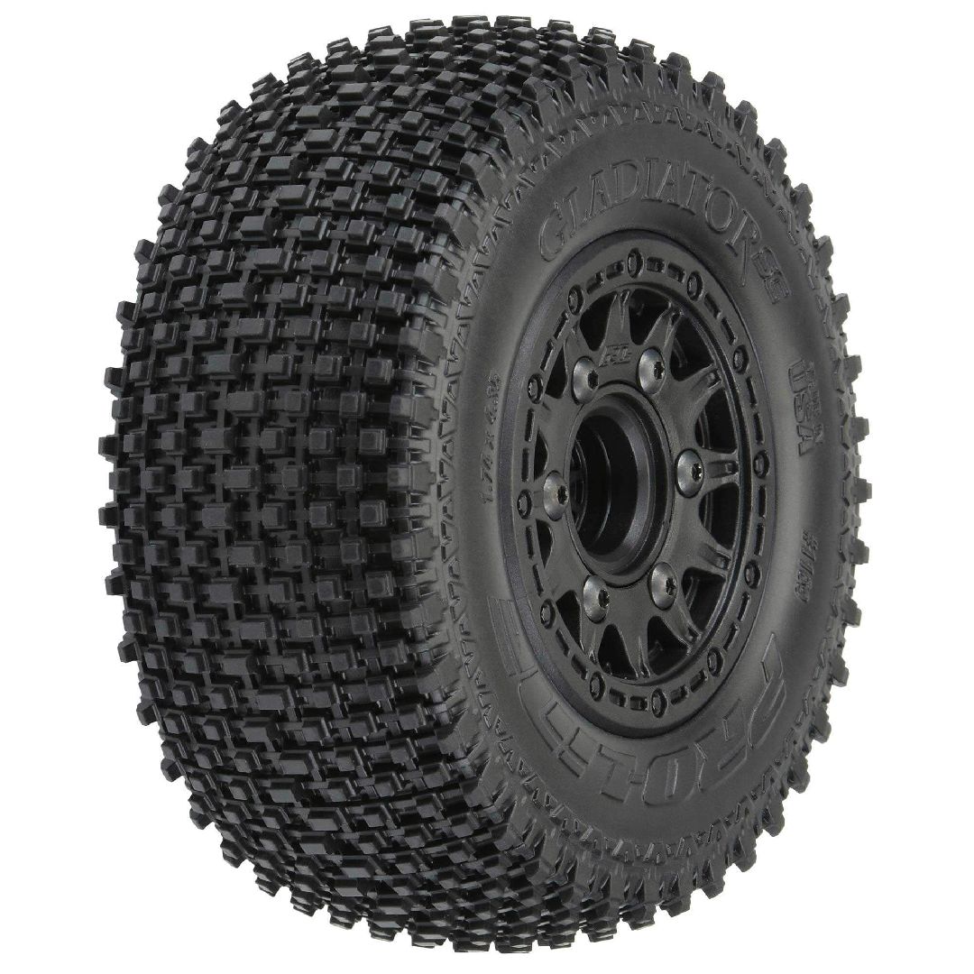 Pro-Line Gladiator 2.2"/3.0" (Med) Tires on Rem Hex Wheels (2)
