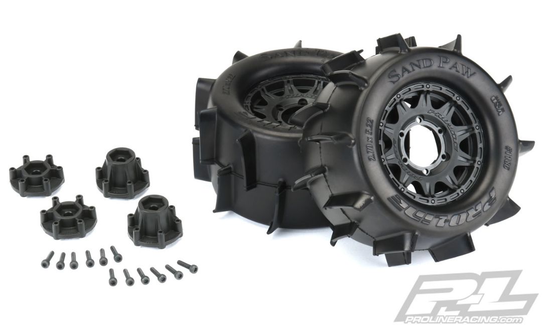 Pro-Line Sand Paw 2.8" MTD Raid Black 6x30 F/R