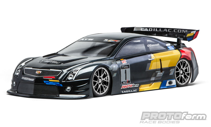 Pro-Line Cadillac ATS-V.R Clear Body for 190mm TC