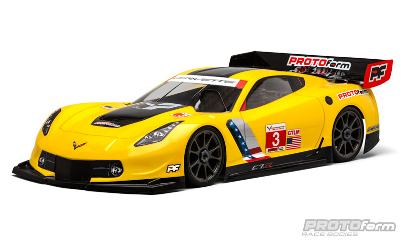 Pro-Line Chevrolet Corvette C7.R Clear Body for 1/8 GT (Long Wheelbase)