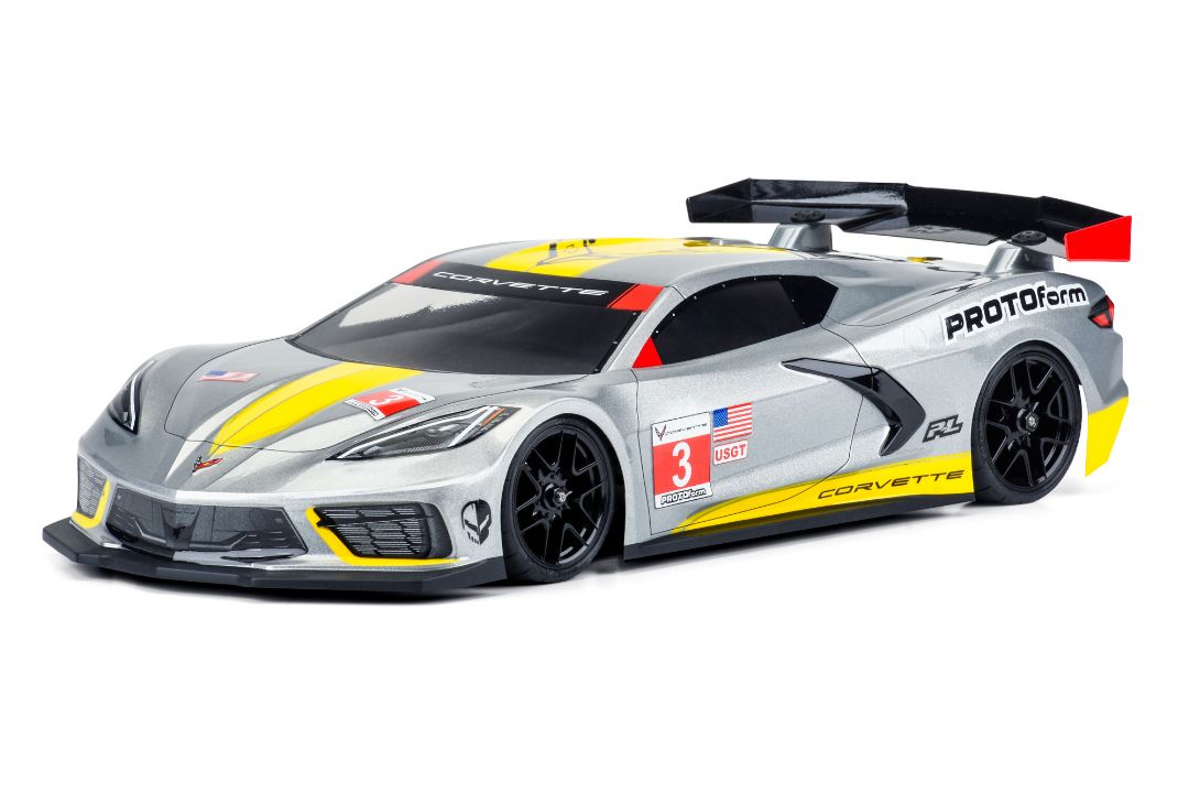 Pro-Line Chevrolet Corvette C8 Clear Body for 190mm TC