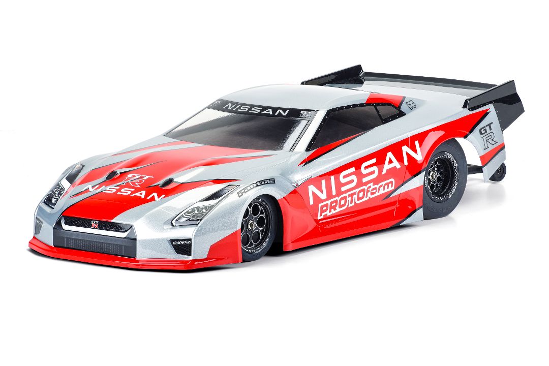 Proline Nissan GT-R R35 Pro Mod Clear Body for Losi 22S No Prep Drag Car & Other SC-Based Drag Cars