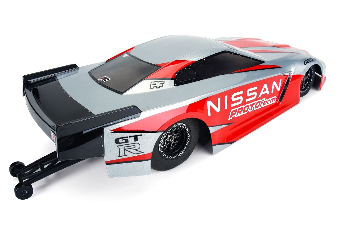 Proline 1/10 Nissan GT-R R35 Clear Body: Losi 22S Drag Car