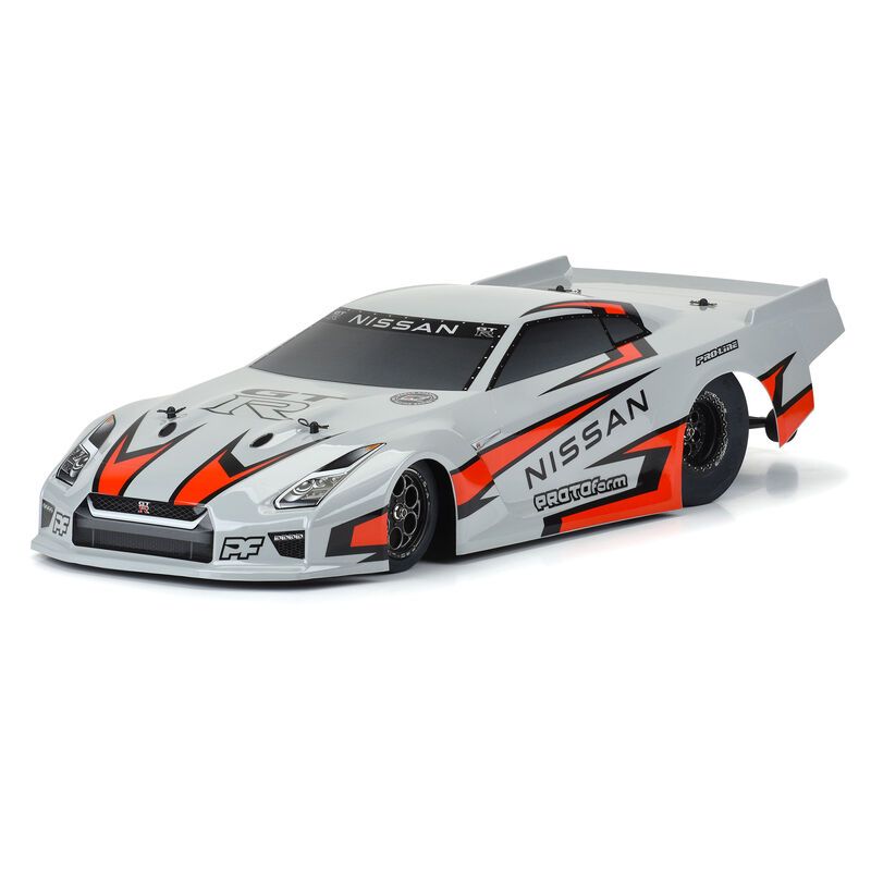 Pro-Line Nissan GT-R R35 Pro Mod Tough-Color (Stone Gray) Body for Losi 22S No Prep Drag Car & Other SC-Based Drag Cars