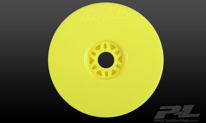 Pro-Line Velocity V2 Yellow F/R Wheels (4) for 1/8 Buggy