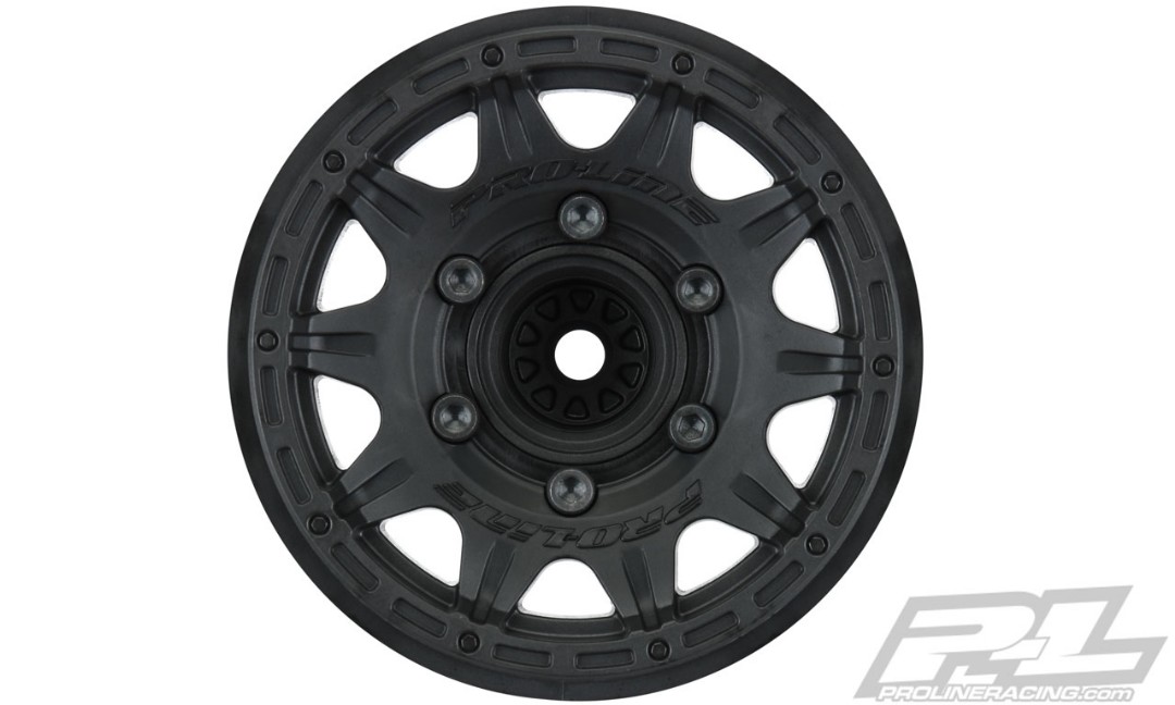 Pro-Line Raid 2.8" Black 6x30 Removable Hex Wheels F/R - Click Image to Close