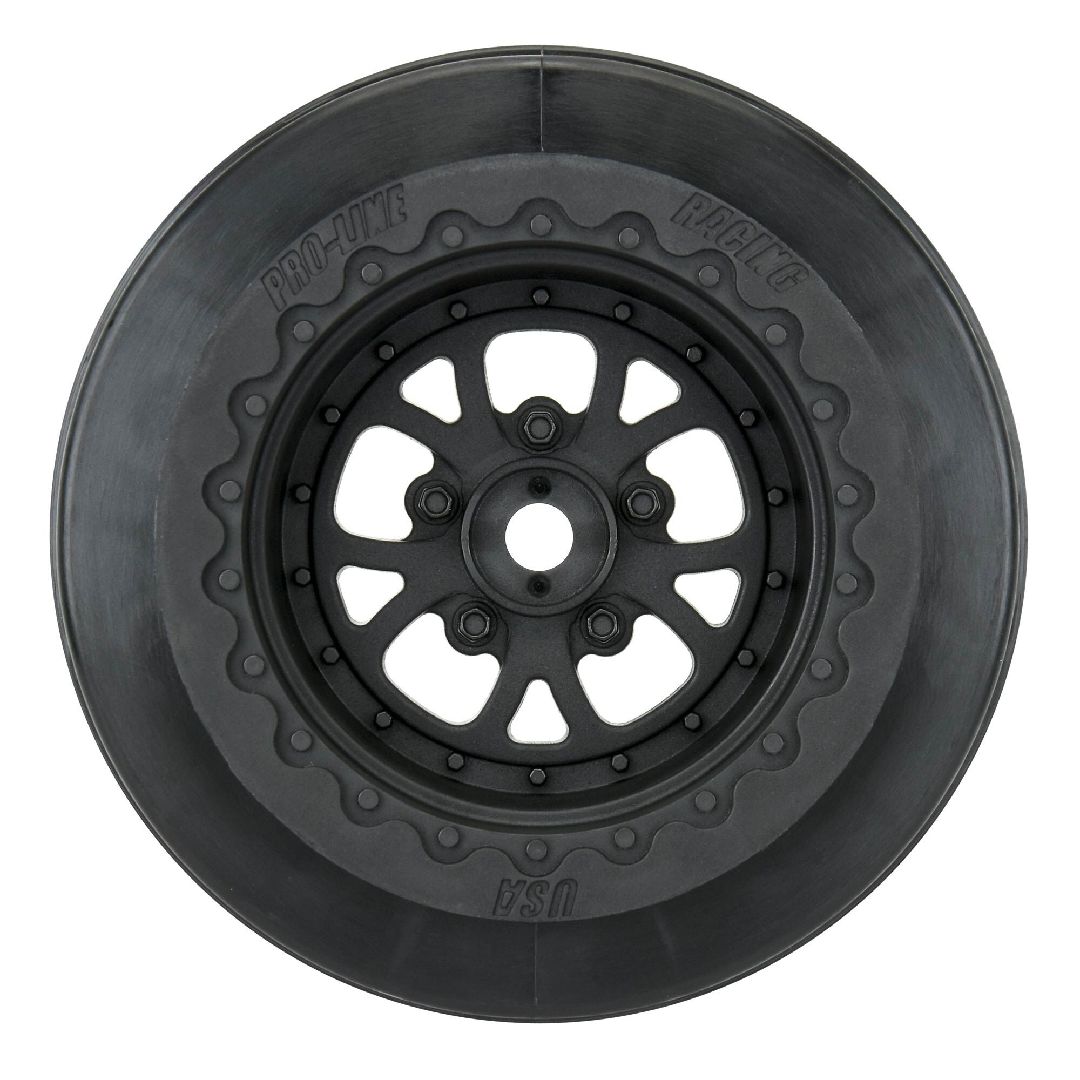 Pro-Line Pomona Drag Spec 2.2"/3.0" Black Wheels (2)