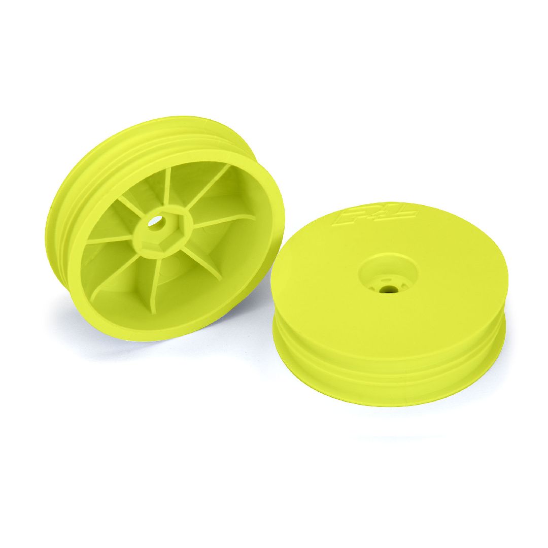 Pro-Line Velocity Narrow 2.2 Hex Carpet Front Yellow Whls