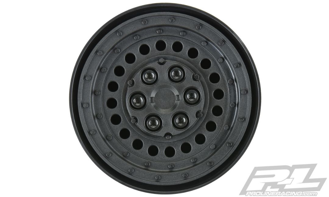 Pro-Line Carbine 1.9" Black Dually Wheels for Crawlers F/R