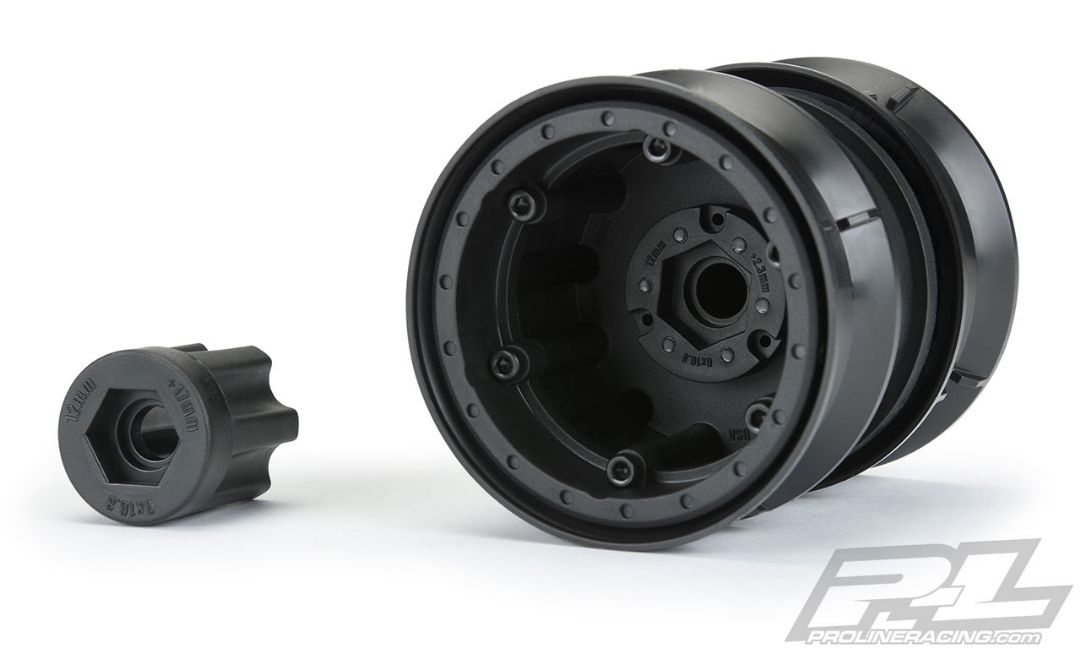 Pro-Line Carbine 1.9" Black Dually Wheels for Crawlers F/R