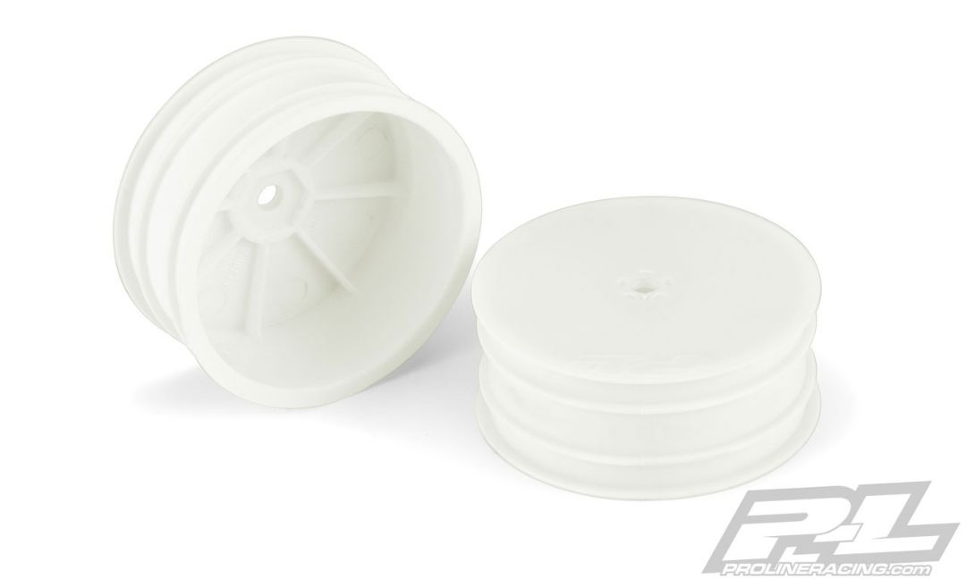 Pro-Line Velocity 2.2" Hex Front White Wheels (2) for TLR 22 5.0