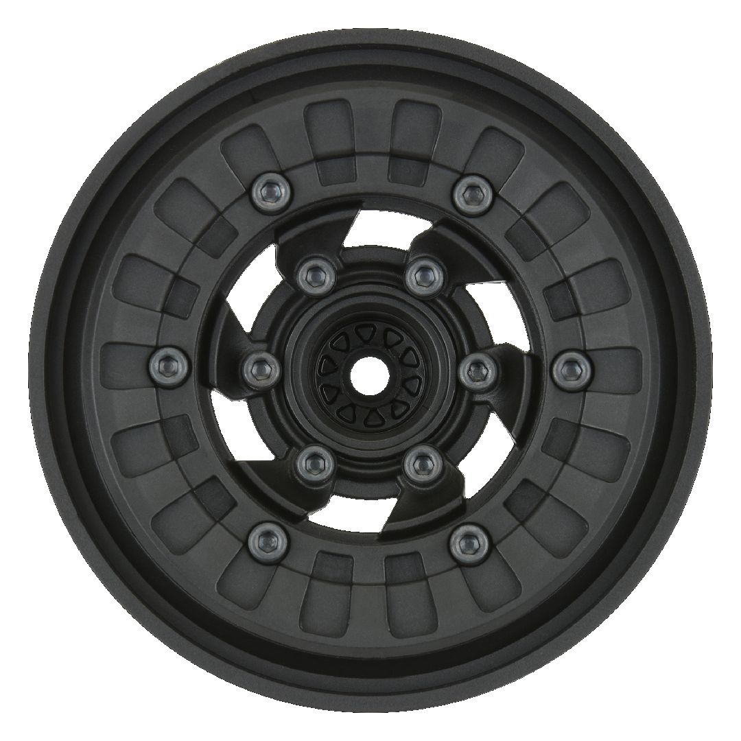 Pro-Line Vice CrushLock 2.6" Black Bead-Loc Rem Hex Wheels (2)