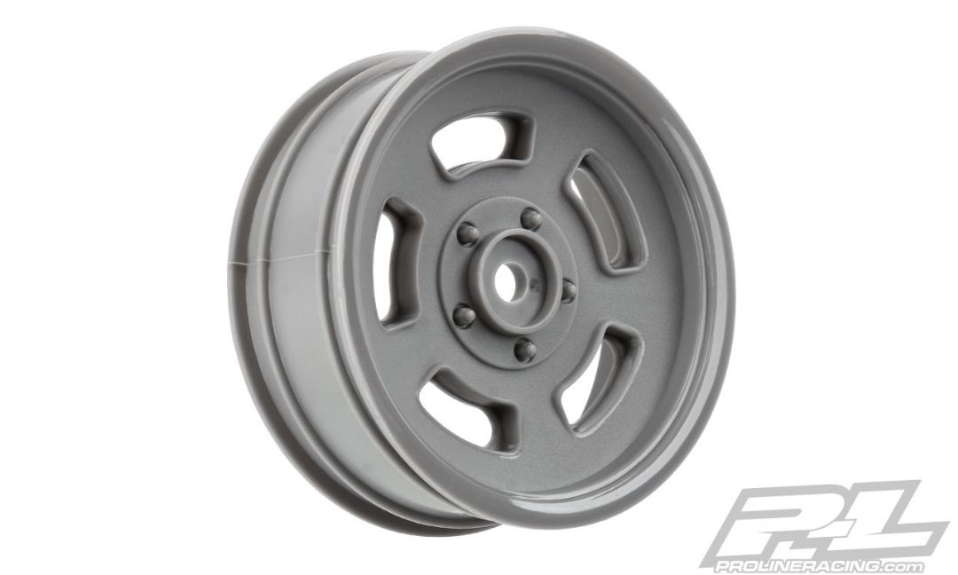 Pro-Line Slot Mag Drag Spec 2.2" Stone Gray Front Wheels - Click Image to Close