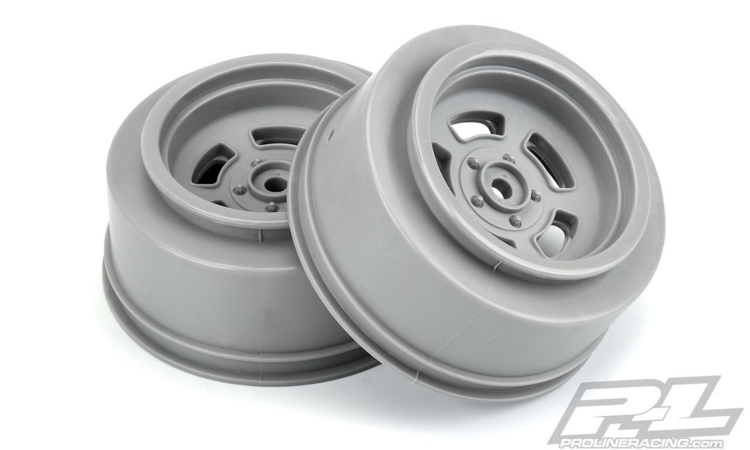 Pro-Line Slot Mag Drag Spec 2.2" Stone Gray Rear Wheels