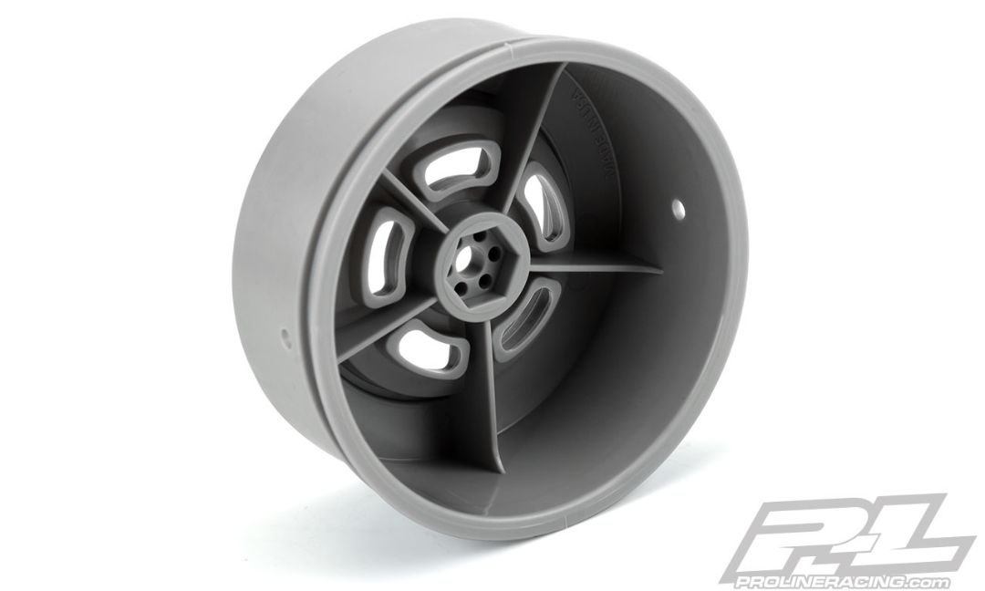 Pro-Line Slot Mag Drag Spec 2.2" Stone Gray Rear Wheels