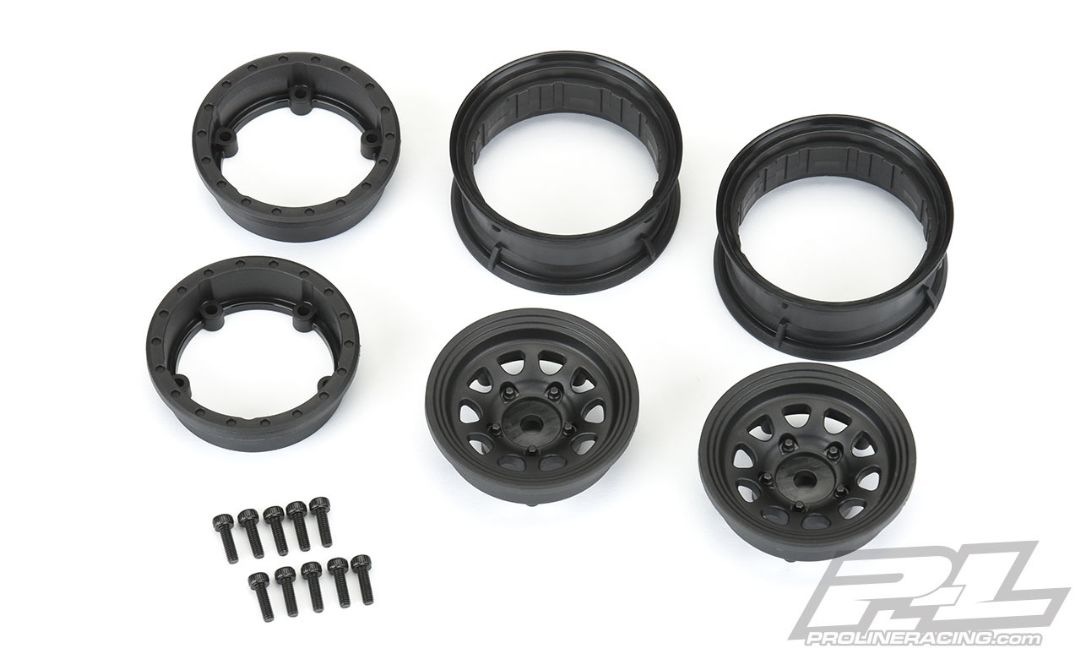 Pro-Line Keystone 1.55" Black Plastic Internal Bead-Loc 12mm