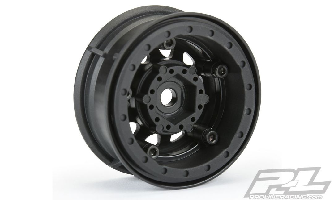 Pro-Line Keystone 1.55" Black Plastic Internal Bead-Loc 12mm