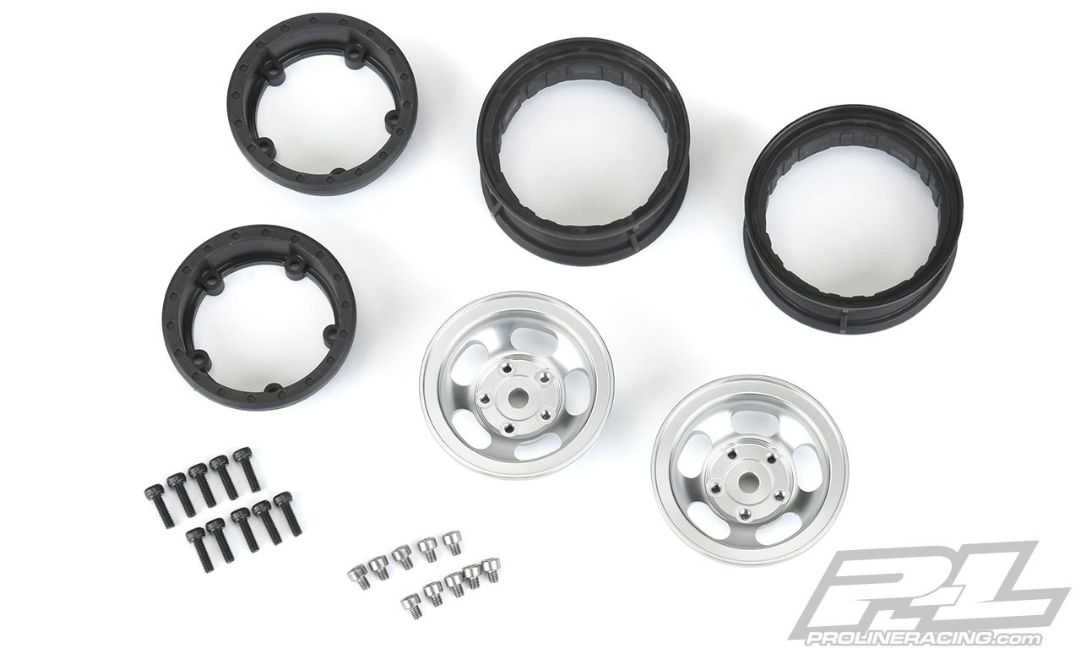 Pro-Line Slot Mag 1.55" Aluminum Composite Bead-Loc 12mm Wheels