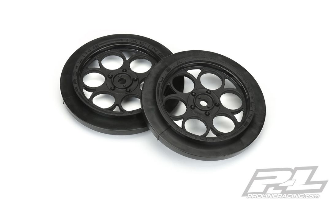Pro-Line Showtime Front Runner 2.2"/2.7" Fr Drag Racing Wheels - Click Image to Close