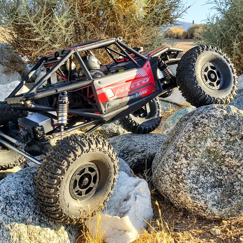 Pro-Line Holcomb 1.9" Black Plastic Internal Bead-Loc Wheels (2)