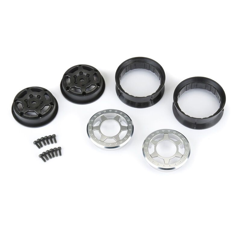 Pro-Line Holcomb 1.9" Aluminum Bead-Loc 12mm Wheels (2)