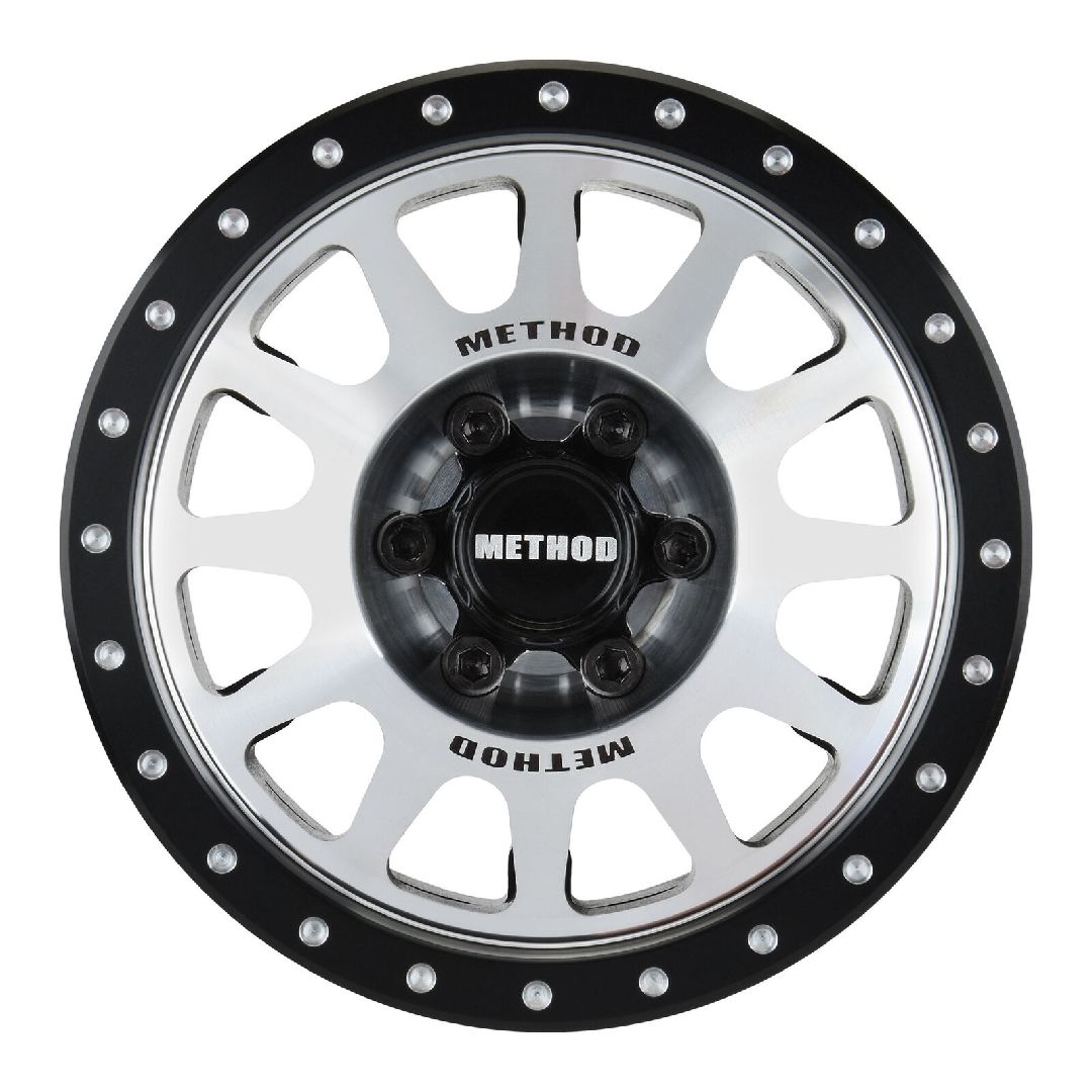 Pro-Line 2.9" Method 305 NV Silver AL+2 Offset Wheel Faces (2)