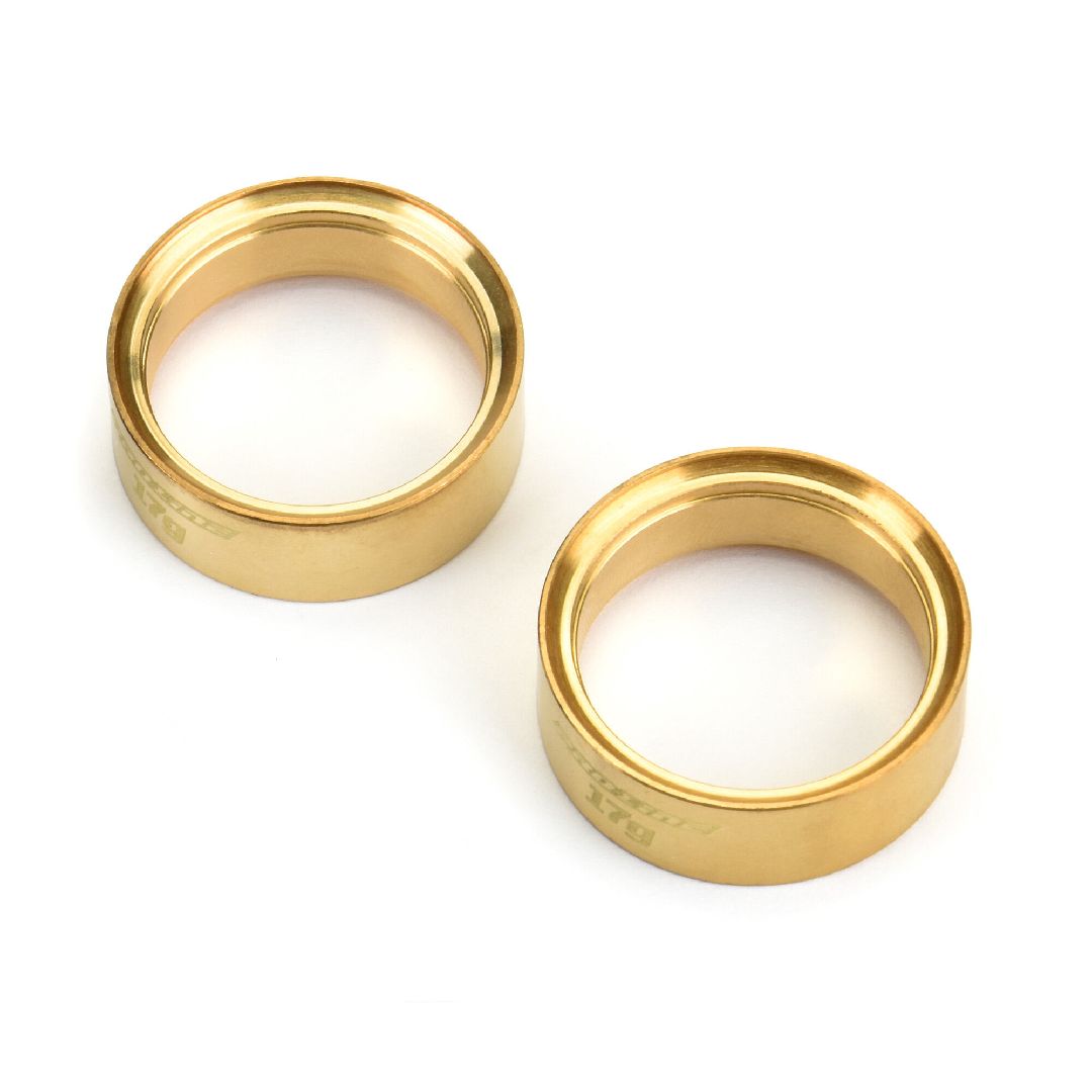 Pro-Line 1/24 Brass Internal Bead-Loc Rings F/R (2)