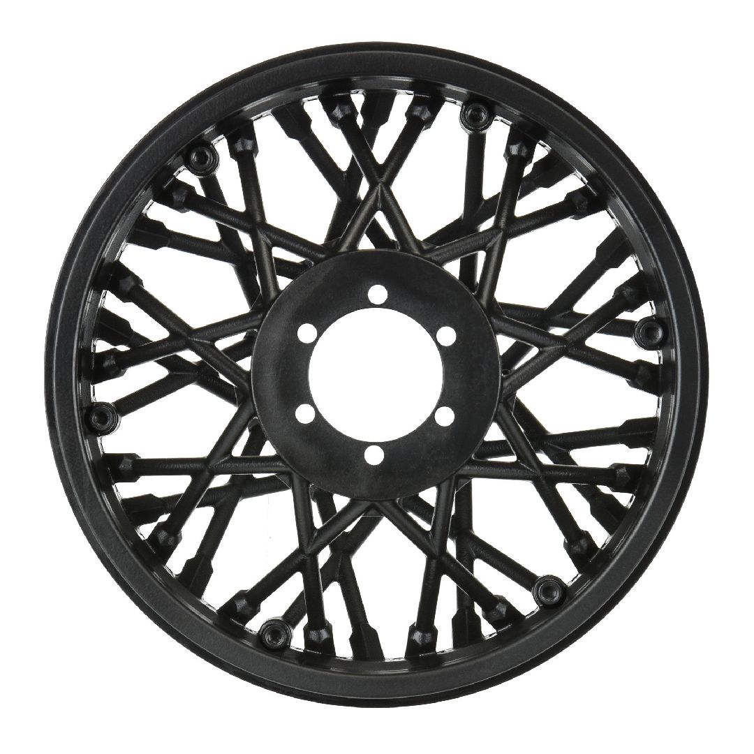 Pro-Line Supermoto Rear Wheel, Black: Promoto-MX