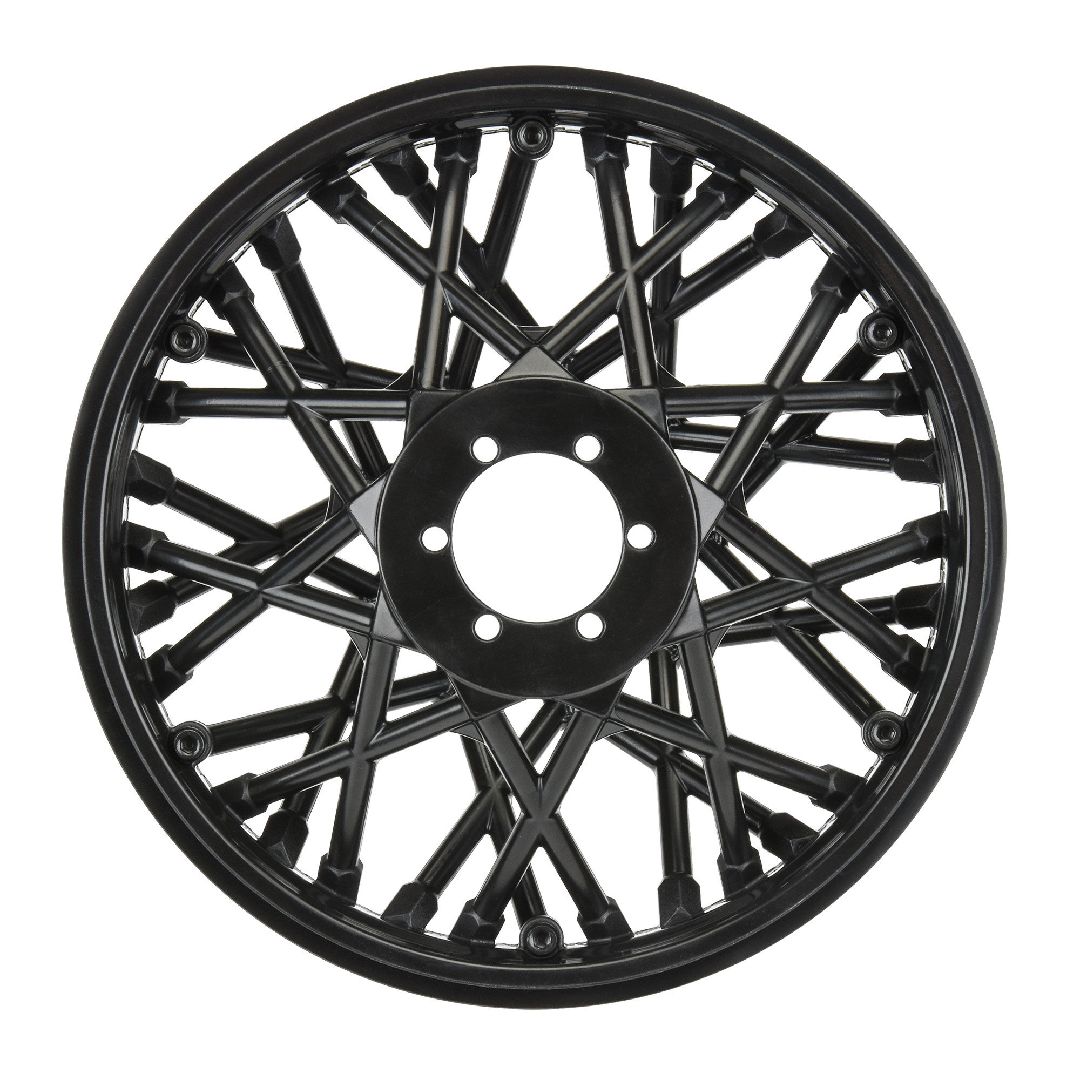 Pro-Line Bullyspoke V2 Bead Rear Wheel Black For PM-MX