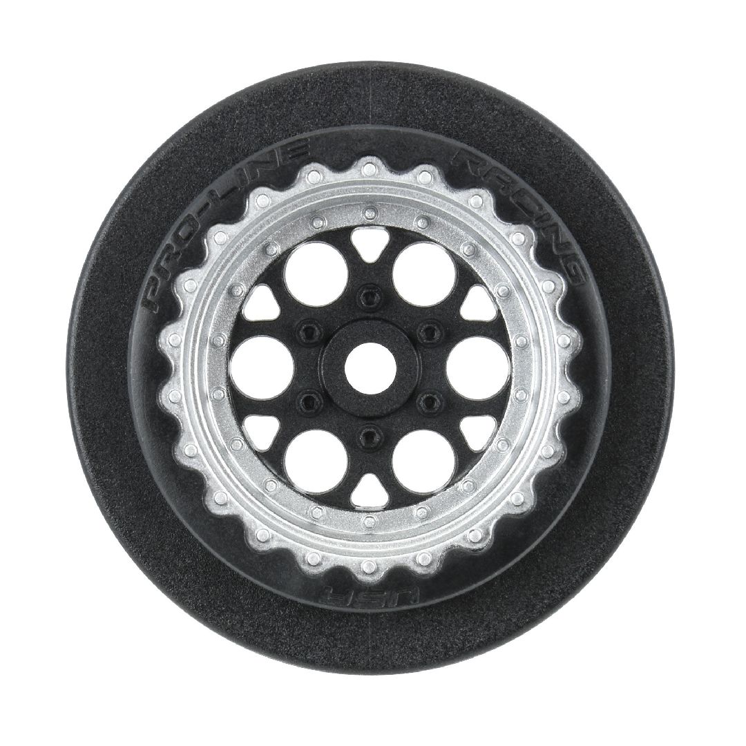 Pro-Line Showtime+ Black/Silver Wheels (2)