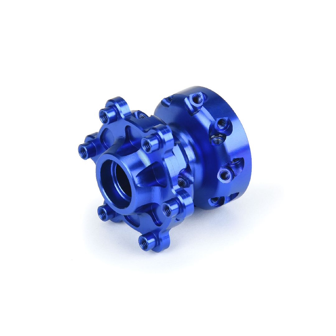 Pro-Line Pro-Spec Aluminum Front Hub, Blue: Promoto-MX