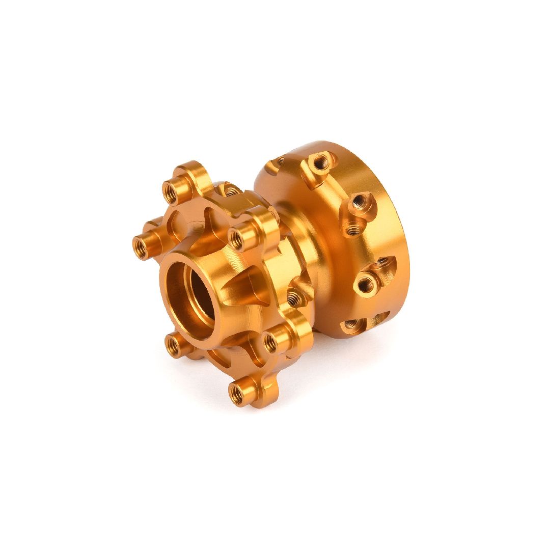 Pro-Line Pro-Spec Aluminum Front Hub, Gold: Promoto-MX