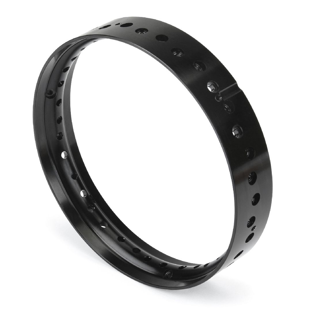 Pro-Line Pro-Spec Aluminum Front Rim, Black: Promoto-MX